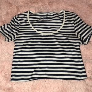 Striped Crop Top